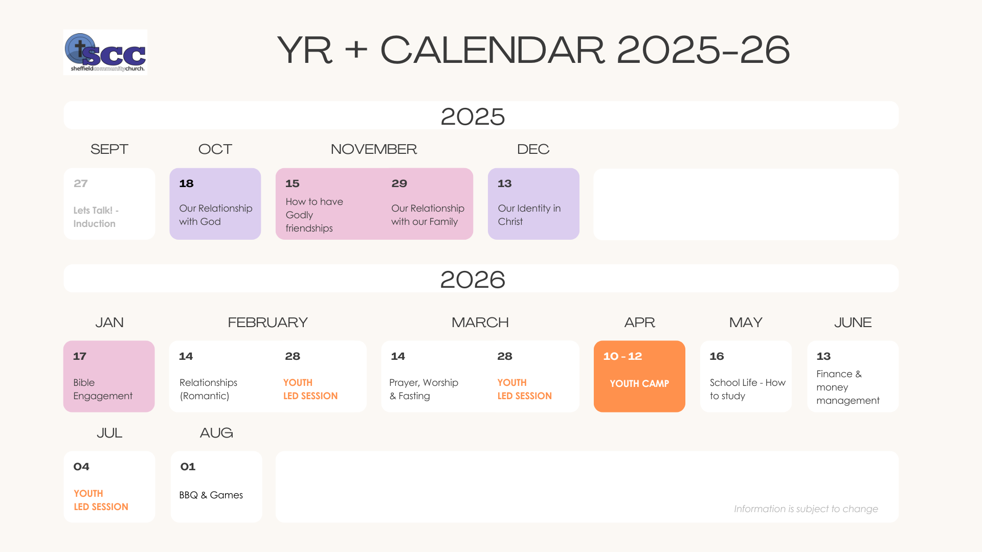YR + Calendar 2025-26
